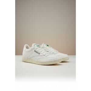 REEBOK Classic Club C-Wide Tennis Sneakers White/Green Style #6-21195 - Size 15